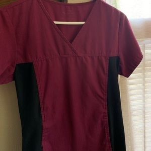Maroon Scrub Top- since they are expensive!